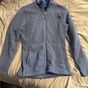 The North Face Blue Heather Full-Zip Jacket